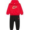 NIKE Tuta da Bambino con Cappuccio Embroidery Feature Rossa Taglia 3-4 A Codice 86N482-023