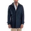 Giosal Giubbotto Uomo Trench Lungo Leggero Giacca Impermeabile Con Colletto Bottoni Tessuto Tecnico No Stiro Tinta Unita