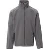 SADISRLS Payper PERTH Giacca Softshell uomo antivento antipioggia 100% poliestere manica raglan chiusura zip 2 tasche esterne (IT, Testo, XXL, Regular, Regular, Steel Grey)