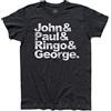 3stylershop T-Shirt Uomo John, Paul, Ringo & George - Liverpool Rock