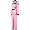 Josamogre Costume Astronauta Donna Vestito Adulto per Costume Spazio Tuta Maschio Costumi Cosplay Spaziale Carnevale Halloween Rosa XS