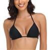 RELLECIGA Costume Donna Reggiseno Bikini Top Classico a Triangolo