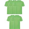 Fruit of the Loom - Iconic Tee, Lightweight Ringspun Tee, 5 Pack, T-Shirt Uomo
