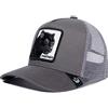 Goorin Bros., The Farm - Cappellino trucker unisex, chiusura a scatto regolabile, in tessuto a rete, colore grigio (The Panther), taglia unica, Taglia unica