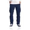 westAce Pantaloni Cargo da Uomo Abbigliamento da Lavoro Combat Sicurezza Cargo 6 Tasche Pantaloni Completi Taglia 32-44, Marina Militare, W32 / L30