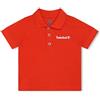Timberland - Polo Maniche Corte Rosso 100% Cotone 18MOIS