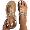 Generico Sandali Donna Estive, Sandali Donna Estive, Sandaletti Bohémien, Casual Open Toe Sandali, Plateau Mules Estate Strass Scarpe Con Zeppa, Estivi Eleganti e Comodi da Spiaggia