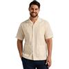 Cubavera Camp Collar Embroidered Guayabera Shirt Camicia Uomo (Pacco da 1)
