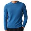 SAGGIO Maglia Girocollo Misto Lana Merinos Leggera Manica Lunga Made in Italy Profumatore Omaggio