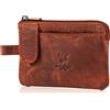 Matador® Autentico Cuoio Auto Chiave Uomo Borsa Portachiavi Donna Carta Tasca Porta Soldi Design di Alta Qualità Portapenne