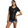VERTICALIE - T-Shirt Donna Manica Corta Verde - Cotone Superior Pima Lusso - 100% Made in Italy Milano