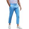 Ziilay 7/8 Pantaloni Chino Uomo, Regular Fit, Athletic, Tapered, Estivi, Cropped, Leggeri, Sottili, Elasticizzati, Smart, 38W x 26L