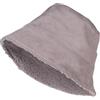 styleBREAKER Cappello Pescatore Reversibile Effetto camoscio e Teddy | Cappello reversibile autunno-inverno, tesa 7cm, altezza 17cm, caldo, per circonferenza testa 58cm