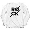 lepni.me Maglietta a Manica Lunga da Uomo Bacchette di Musica Rock, Leggende della Musica Rockstar degli Anni '80 (S Bianco Multicolore)
