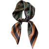 LumiSyne Sciarpe Di Seta Donna Foulard Quadrata 70×70cm Motivo Paisley Stampato Pied De Poule Stile Retrò Classica Leggera Raso Foulard Piccolo Fazzoletto Da Collo Fascia Per Capelli Bandane Copricapo