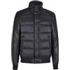 YES ZEE GIUBBOTTO UOMO GIACCA GIUBBINO PIUMINO CAPPUCCIO CON ECOPELLE J805KA00