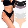 READY TO LOVE Perizoma Donna Cotone Mutande Donna Seducente Sexy Tanga Slip Donna Cotone Elastici Intimo Donna Set Mutandine Donna da 9 Pezzi