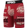 PSD Fasthouse - Boxer da uomo traspirante e di supporto, in tessuto traspirante, Rilegatura Fh, Large