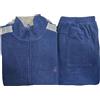 Moda Egidio Navigare Tuta-Pigiama in Pile Polar Fleece con Zip per Uomo (IT, Numero, 52, Regular, Regular, 1934 Oceano)