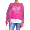 JOPHY & CO. Poncho Donna Rete Effetto a Maglia Coprispalle Crochet Estivo e Primaverile da Donna Leggero e Morbido (cod. 1511)