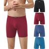 wirarpa Confezione da 4 Boxer da Uomo in Micromodal Lunghi Elasticizzato Mutande Uomo Intimo Maschile con Mosca Aperta Multicolore Taglia S