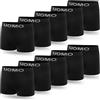 L&K Boxer da Uomo in Microfibra, Confezione da 10, Nero, 1214 BL, Taglia XL/XXL