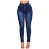 YOUCAI Jeans A Vita Alta Donna, Moda Elasticizzati Skinny Pantaloni, Donna Stretti Casuale Pantaloni Denim, Pantaloni Scarni Stretch Slim Matita,Blu2,XL