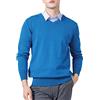 Vogrtcc Maglioni da uomo in misto cashmere a maglia con scollo a V pullover in lana maglieria maglioni vestiti