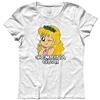 3stylershop T-Shirt Donna C'era Una Volta... Pollon... Combina Guai - La Petite Olympe et Les dieux - 100% Cotone 185 gr/mq