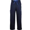 JONATHAN UNIFORM Pantaloni Medici Unisex Elasticizzati 4 Tasche Divisa Sanitaria, Pantaloni da Lavoro Leggeri per OSS Dentista Clinica Ospedale Pulizia (Navy Blu, XL)