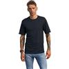 VERTICALIE - T‑Shirt Uomo Manica Corta - Cotone Superior Pima Lusso - 100 % Made In Italy Milano - 5 Differenti Lunghezze