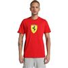 Puma Maglietta da Uomo Ferrari Race Colorata con Grande Scudo Motorsport, Rosso Corsa, M