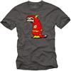 MAKAYA T-Shirt Uomo Divertenti - Flash Bradipo Magliette Supereroi