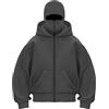 YCBMINGCAN Passamontagna da uomo con cerniera, Y2K Balaclava Zip, felpa con cappuccio, oversize, felpa gotica, hip hop, giacca da uomo, autunno inverno