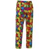 EGOCHEF Pantalone da Cucina 100% Cotone, Elstico e Coulisse, Fantasia Foliage