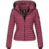 Navahoo - Giacca imbottita da donna, con cappuccio B348 bacca S