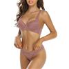 SHEKINI Completo Intimo Donna Sexy Lingerie Sexydonna Hot Reggiseno Push Up e Perizoma 2 Pezzi Completi Intimi Reggiseno con Ferretto Abbigliamento da Notte Biancheria Intima