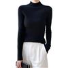 Generico Maglione Dolcevita da Donna in Morbido Cashmere, 100% Lana Merino, Senza Cuciture, Pronto da Indossare, A Maniche Lunghe, Lavorato A Maglia