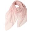 Prettystern Foulard Quadrato in 100% Cashmere 100/100 cm - Sciarpa Leggera Ultra Fine - Elegante Donna Primavera Estate rosa chiaro