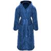 Gräfenstayn Accappatoio Uomo & Donna in Morbido Pile con Cappuccio dalla Taglia S alla XXXL in Diversi Colori con Certificazione Öko-Tex Standard 100 in Pile di Flanella (XL, Azzurro)
