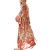 YOUKD Kaftan Lungo Estivo Kimono da Spiaggia della Boemia Costume da Bagno Cover Up Abito Taglie Forti per Donna