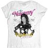 3styler T-Shirt Donna La Tata The Nanny Fashion Academy Francesca Cacace/Fran Fine Serie TV Anni '90 - Linea Vintage - Cotone Organico 140 gr/mq