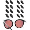 Acefrog 4 paia di cuscinetti nasali aggiornati per Oakley Frogskins Range OO9284, Frogskins Range XL OO9503 / OO9503A, Frogskins Hybrid OO9289, Top Knot Sunglass, Pezzo nasale a pressione sostitutivo