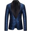 Generico Uomo Abito da Uomo con Paillettes Abito Giacca da Abito a Due Bottoni Paillettes Blazer Slim Fit Abiti da Cena da Matrimonio Smoking Per Carnevale Spettacoli