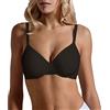Lepel 1 Pezzo Reggiseno 471 in Cotone Coppe Preformate con Ferretto. Nero 7C
