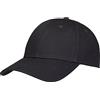 Pembroke® Berretto da Baseball, 100% Cotone, Cappello de Donna et Uomo, Taglia Regolabile, Nero, Taglia Unica