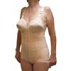 BODYPERFECT Body Contenitivo Donna con Coppe C/D Guaina Modellante con Ganci e Cerniera Frontale, Sostegno Schiena e Addome, Effetto Snellente, Made in Italy