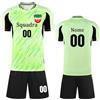 OPUTWDF Maglia Personalizzabile Calcio per Bambini e Adulti Maglietta e Pantaloncini da Calcio Jersey Completo da Calcio