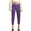 JOPHY & CO. Pantalone Jeans Denim Donna Cinque Tasche in Cotone Elasticizzato (cod.1372)(Viola,L)