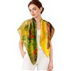 PoeticEHome Scialli in Cashmere per Donna 90x90 cm - Sciarpe Quadrate Leggere come una Piuma con Stampa Artistica, Confezione Regalo